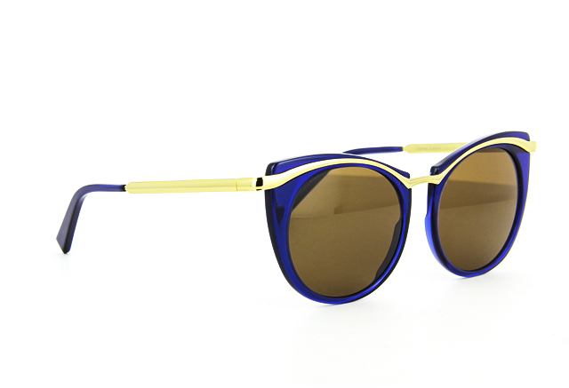 lunettes de soleil bleue vintage