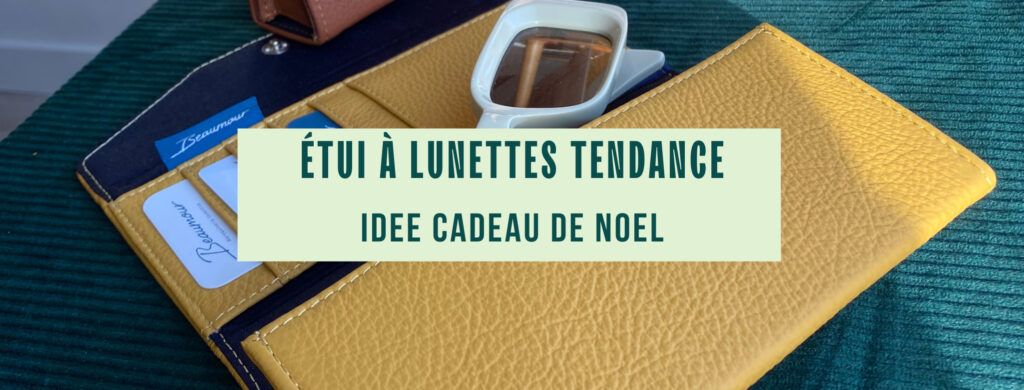 Idée cadeau de noël : des étuis tendances pour vos lunettes sur Saint Sébastien sur Loire.